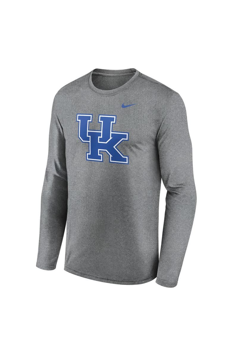 Nike Men's Nike Heather Gray Kentucky Wildcats Primetime Primary Legend Long Sleeve T-Shirt, Alternate, color, Heather Gray