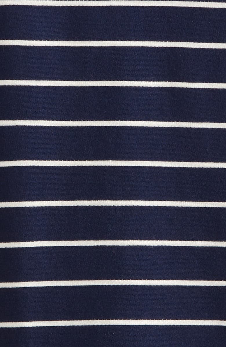 Nordstrom Kids
 Stripe Pocket T-Shirt, Alternate, color, Navy Peacoat- Ivory Stripe