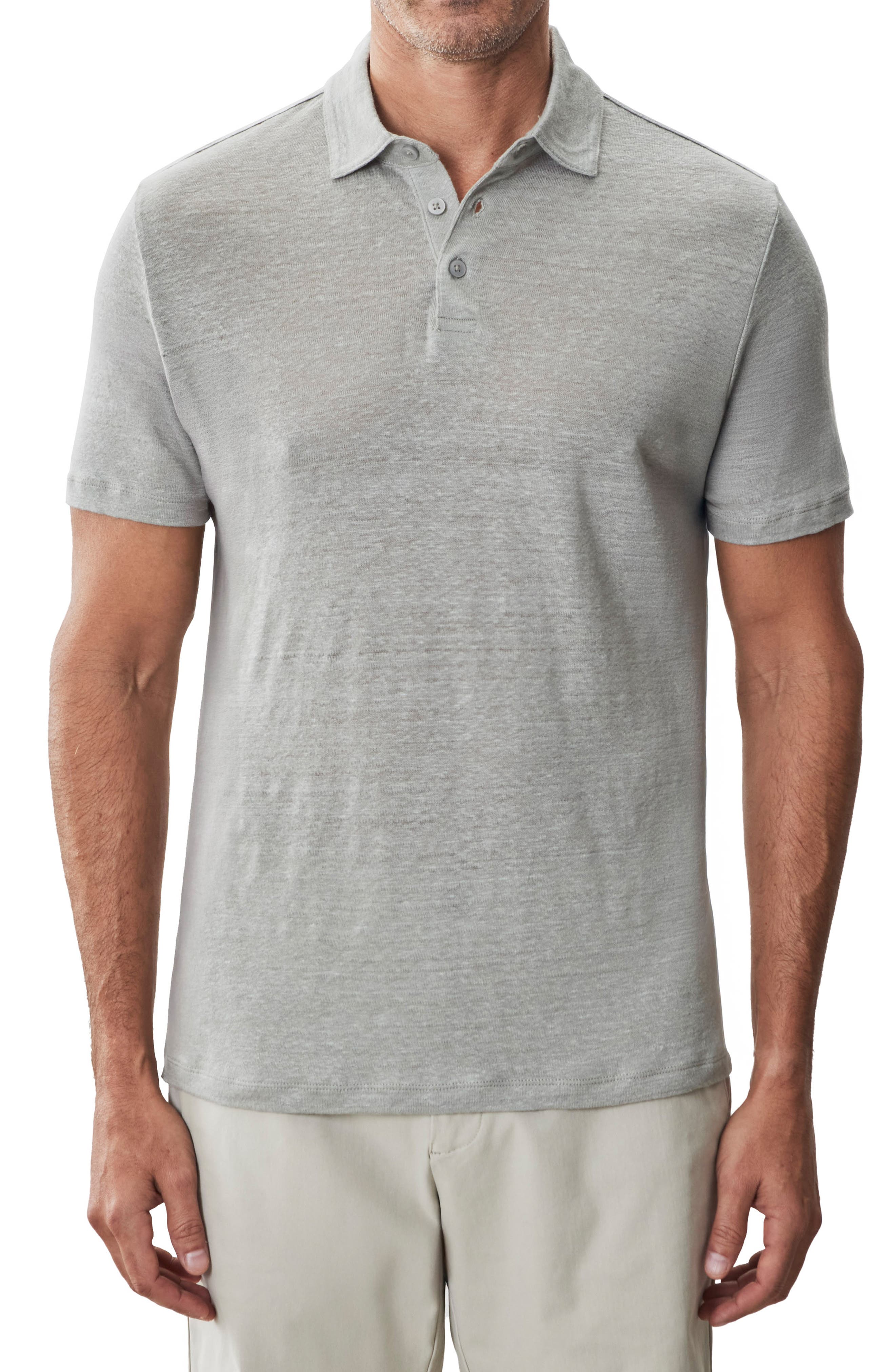 Robert Barakett Boyce Linen Polo