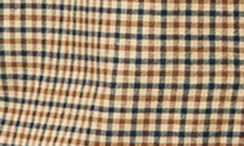Brooks Brothers Flannel Button-down Shirt In Khakichk