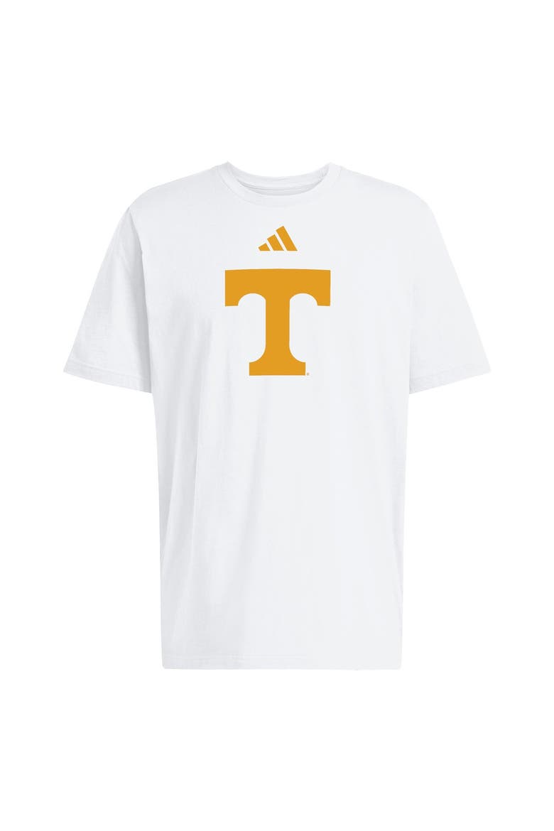 Men's adidas  White Tennessee Volunteers Primary Logo T-Shirt, Alternate, color, White