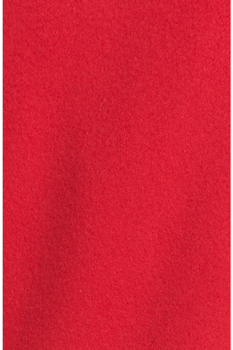 Wool Spread Collar Coat, Alternate, color, APPLE