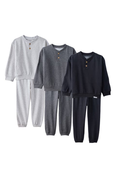 Kids' Jerry Henley Fleece Sweatsuit