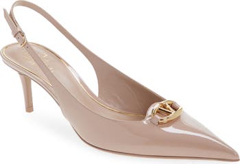 【Valentino】VLOGO THE BOLD SLINGBACK 60MM◆5W2S0JB7EEY Valentino VLogo The Bold Edition Slingback Pumps 60MM - High