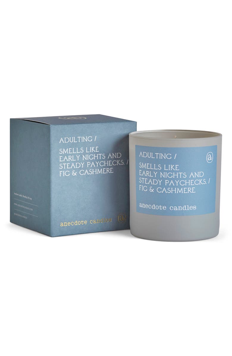 ANECDOTE CANDLES Adulting Candle, Alternate, color, Grey