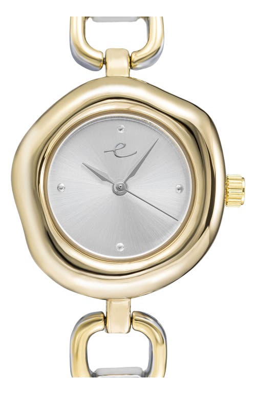Ettika Chunky Bezel Bracelet Watch In Gold