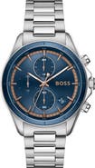 HUGO Bossletic Chronograph Bracelet Watch, 43mm