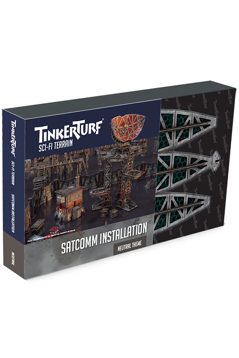 Scifi Terrain, Satcomm Installation Neutral Theme, Main, color, Multicolored