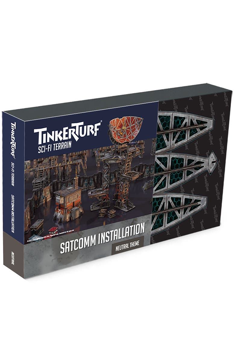 TinkerTurf Scifi Terrain, Satcomm Installation Neutral Theme, Main, color, Multicolored