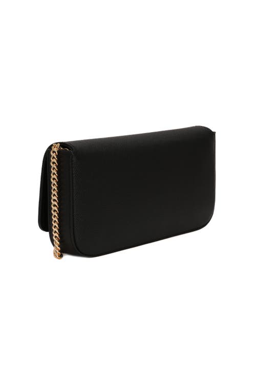 Gorski Leather Crossbody Bag In Black