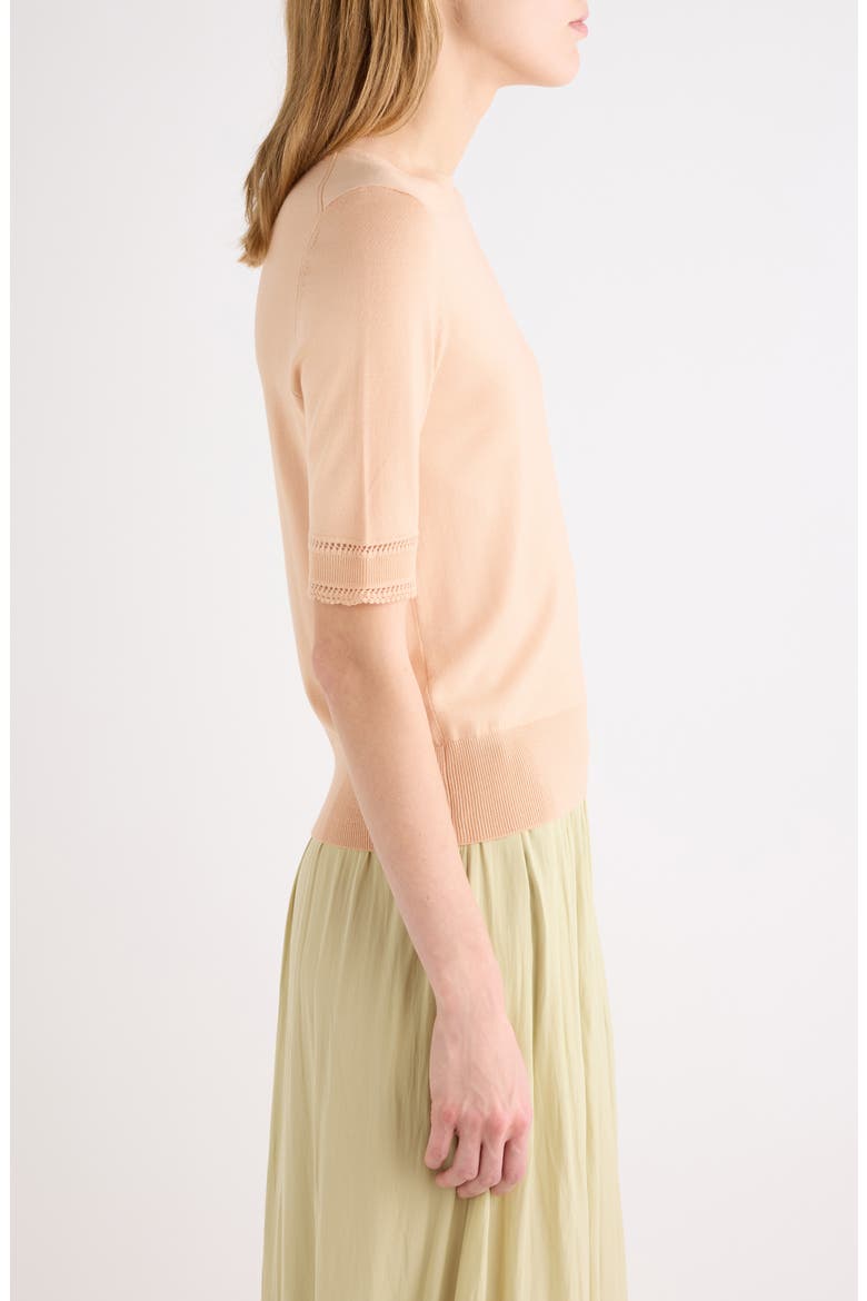 Organic Cotton Sweater, Alternate, color, BLEACHED ORANGE