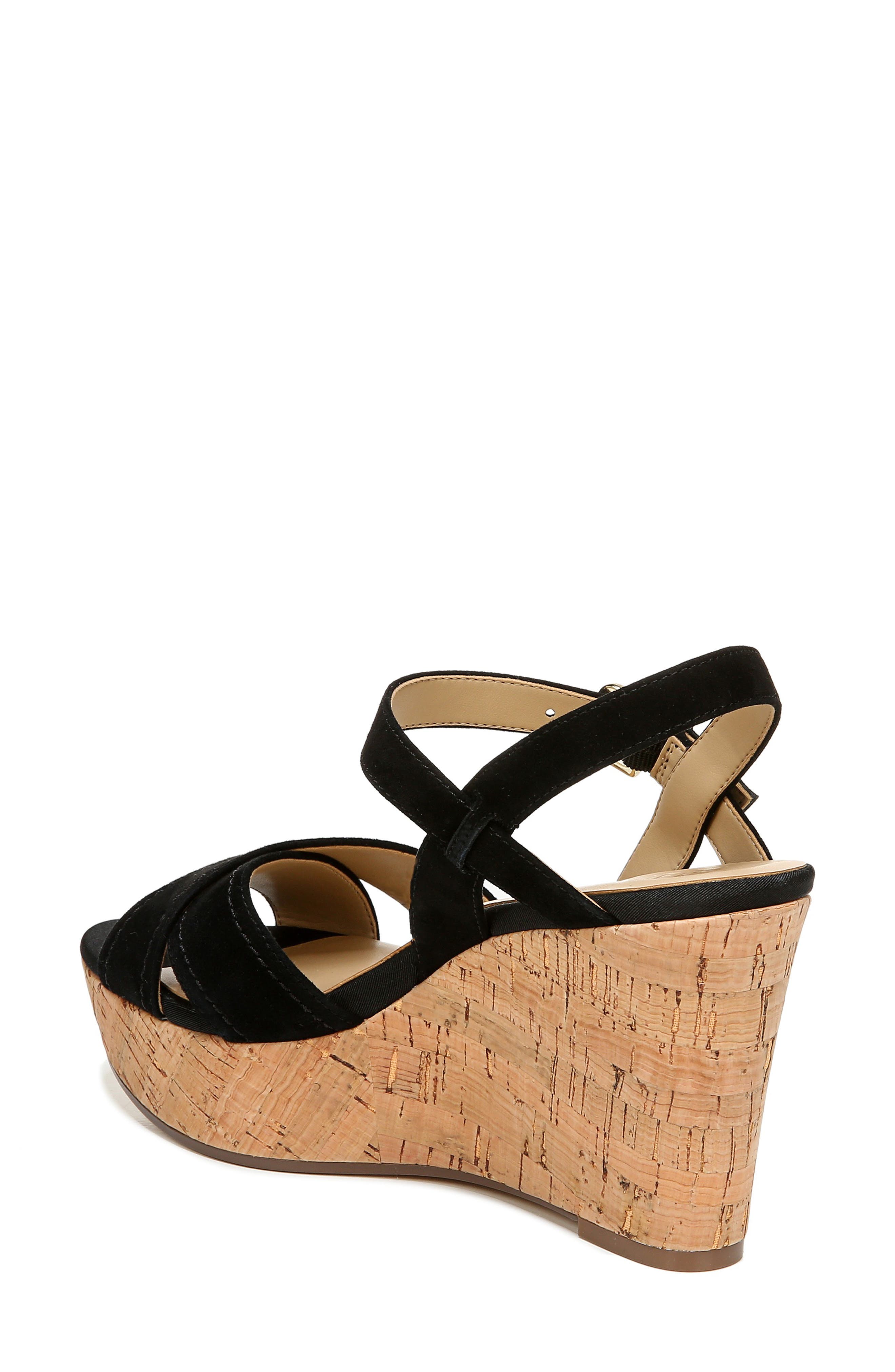 Naturalizer Zia Platform Wedge Sandal, Alternate, color, 