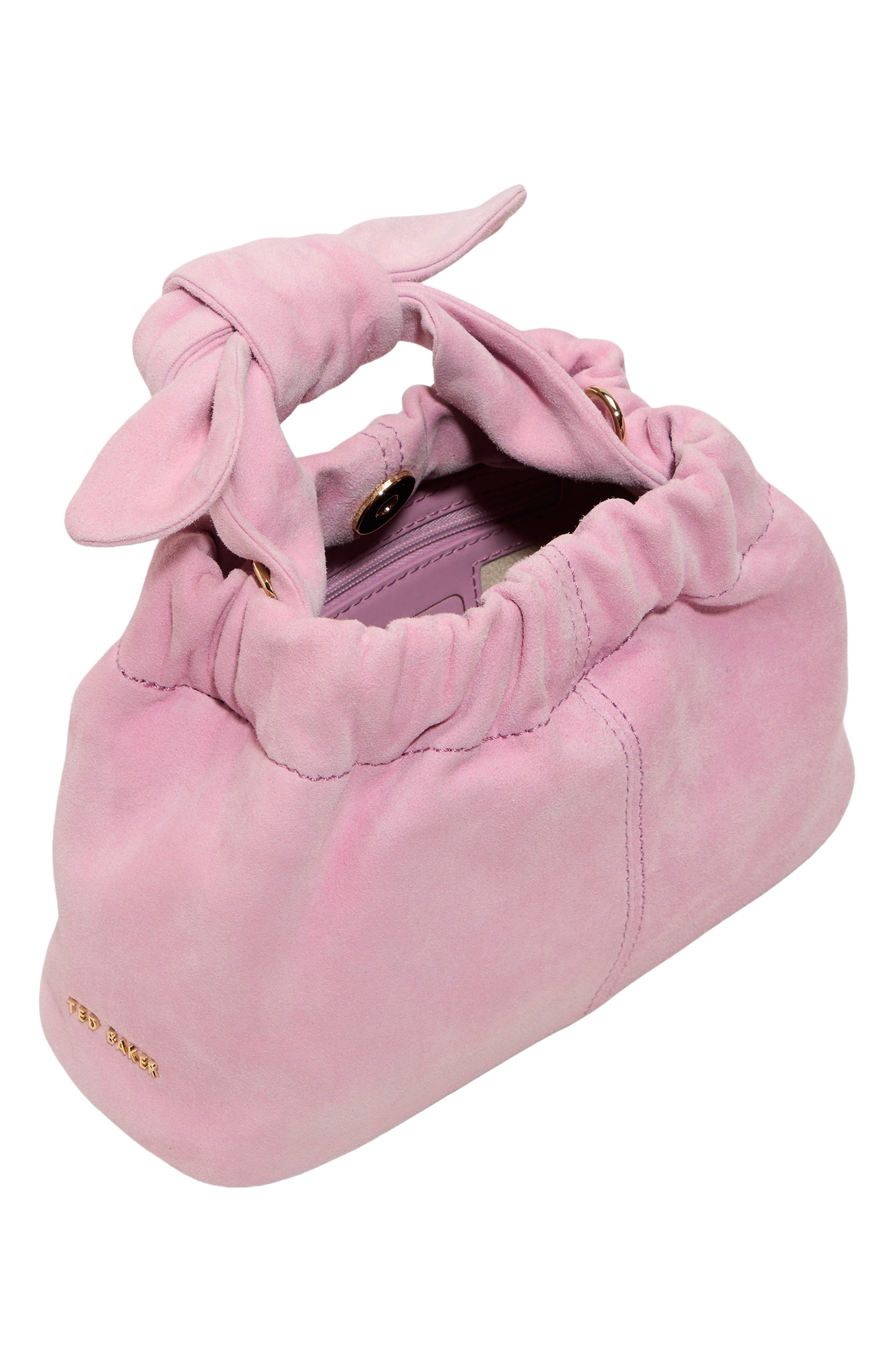 Emily Leather Handbag, Alternate, color, LILAC