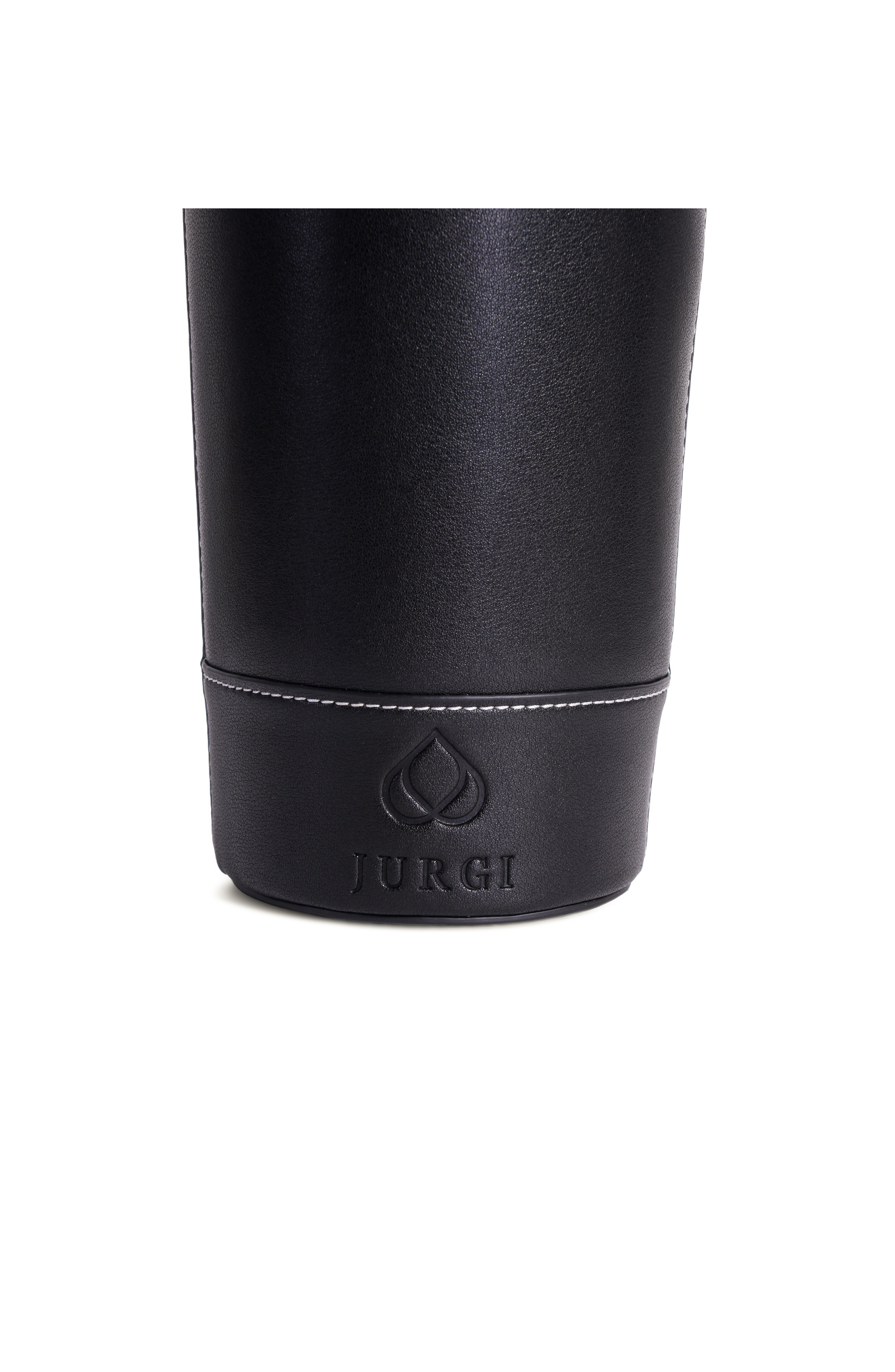 JURGI Wine and Champagne Carrier in Leather, Alternate, color, Black