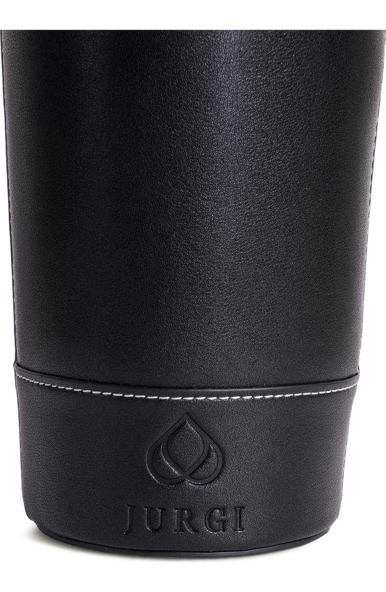JURGI Wine and Champagne Carrier in Leather, Alternate, color, Black