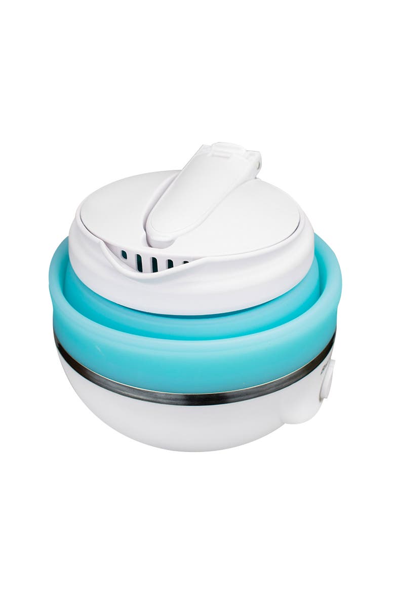 Dual Voltage 3.3 Cup Collapsible Travel Kettle, Alternate, color, Blue