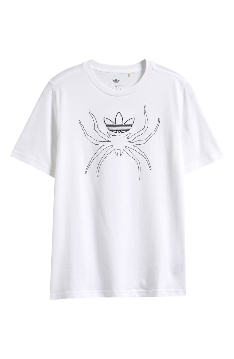 adidas Kids' Spider Cotton Graphic T-Shirt, Main, color, White