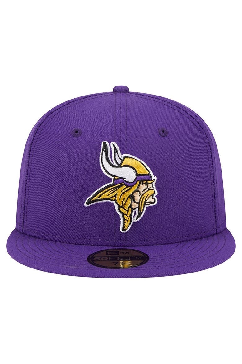 Men's New Era Purple Minnesota Vikings  Main 59FIFTY Fitted Hat, Alternate, color, Purple