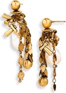 Dries Van Noten Freshwater Pearl Drop Earrings