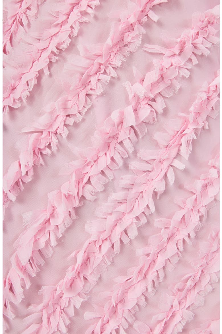 Strapless Ruffled Maxi Dress, Alternate, color, PINK