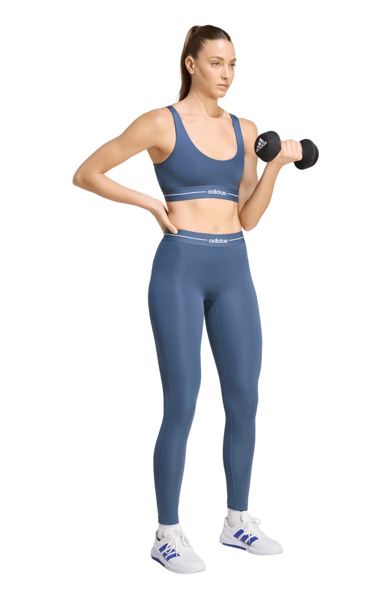 adidas Originals Hyperglam Light Support Sports Bra, Alternate, color, Preloved Ink