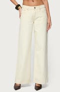EDIKTED Roman Baggy Low Rise Wide Leg Jeans