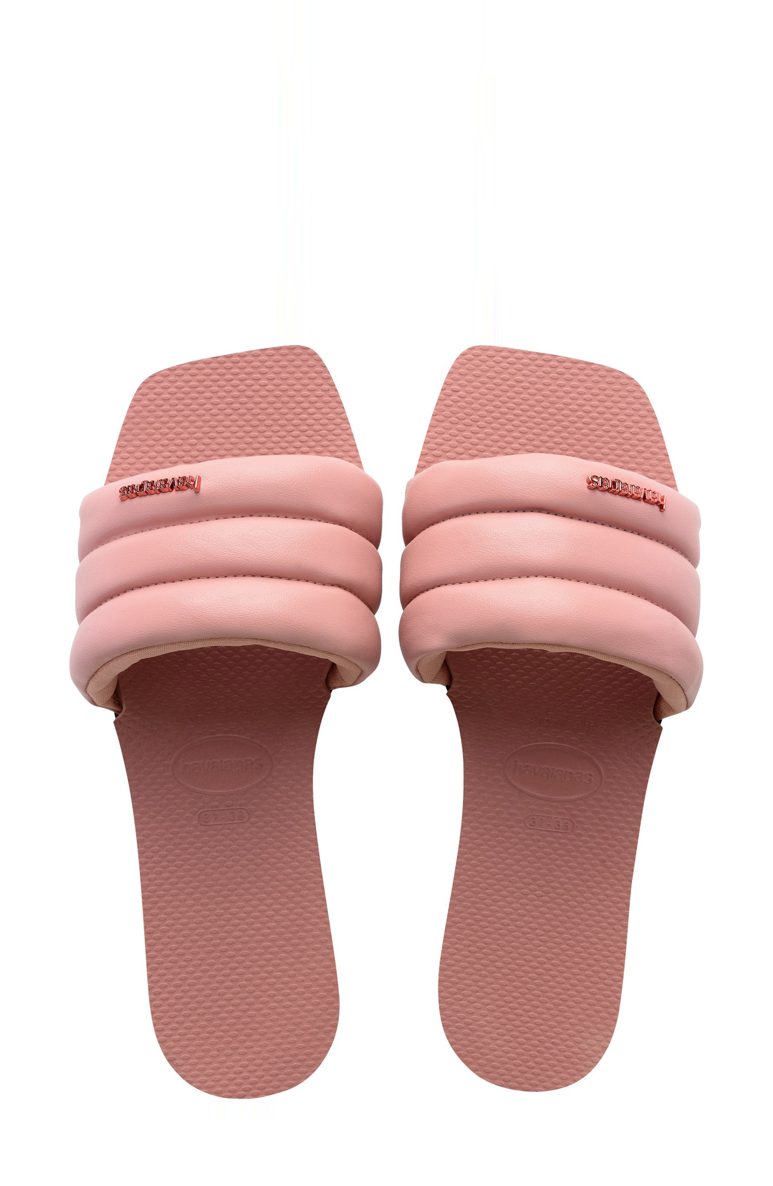 You Milan Quilted Slide Sandal, Alternate, color, CROCUS ROSE