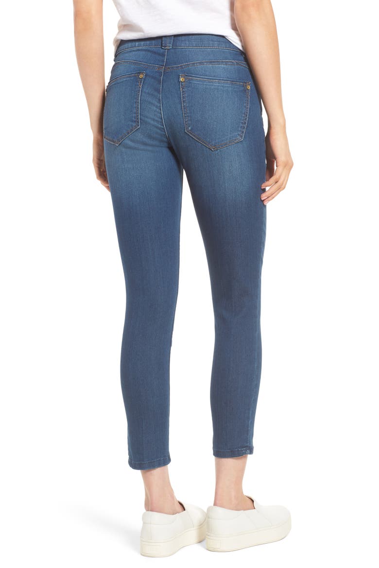 Ab-Solution Ankle Skimmer Jeans (Nordstrom Exclusive), Alternate, color, BLUE