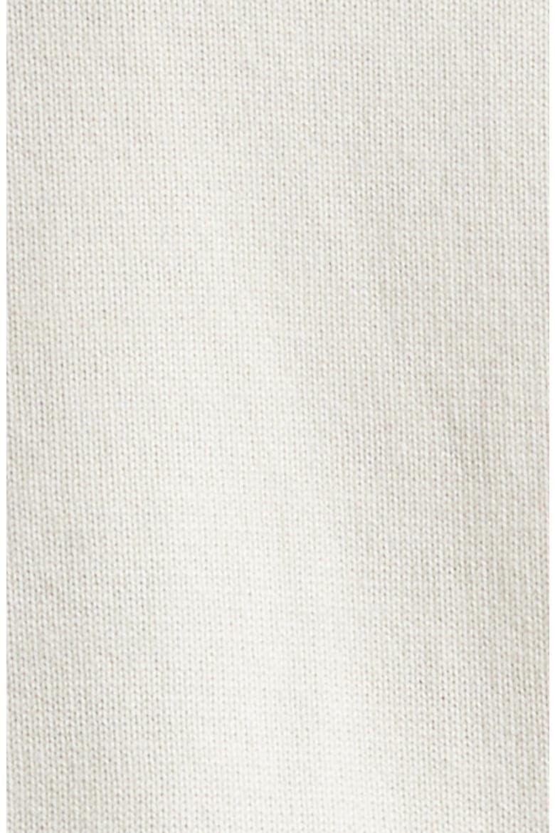 Perry Lace Accent Wool & Cashmere Cardigan, Alternate, color, WINTER WHITE COMBO