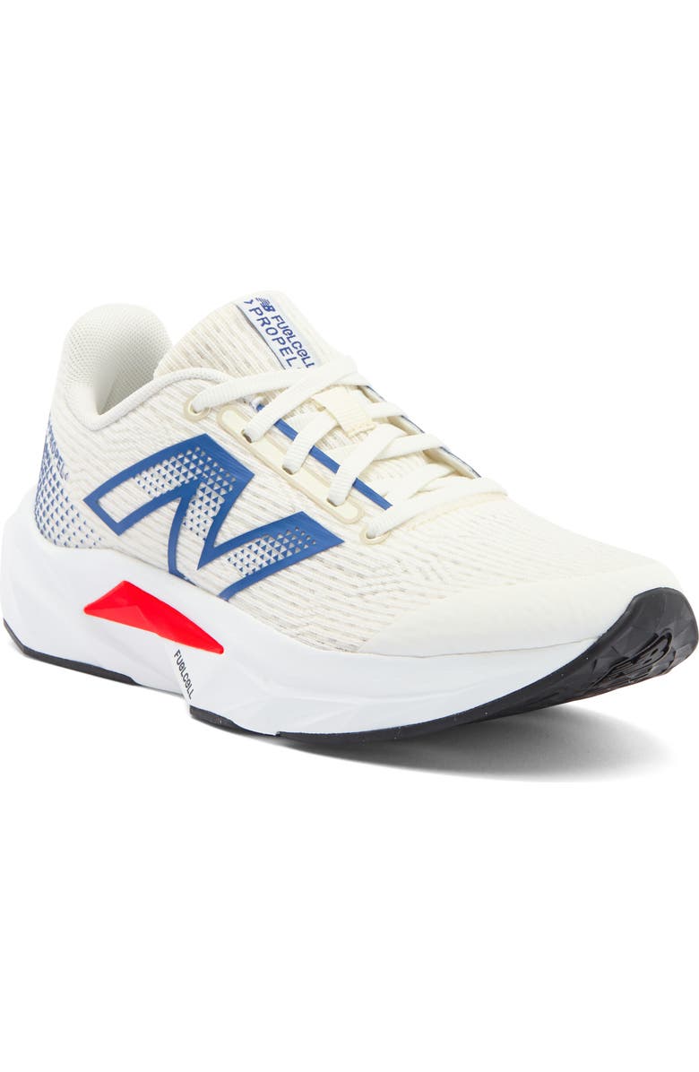 New Balance Kids' FuelCell Propel v5 Running Shoe, Main, color, Sea Salt/ Team Royal