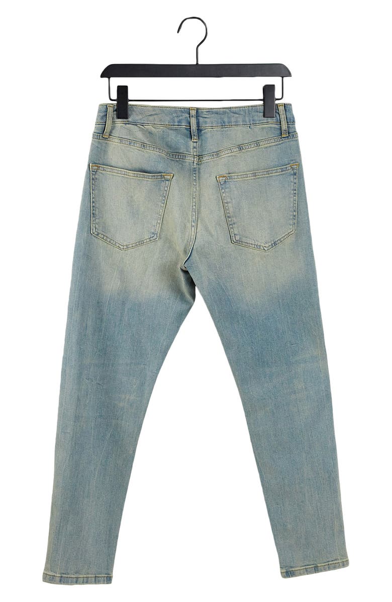 Topman Relaxed Straight Leg Jeans, Alternate, color,