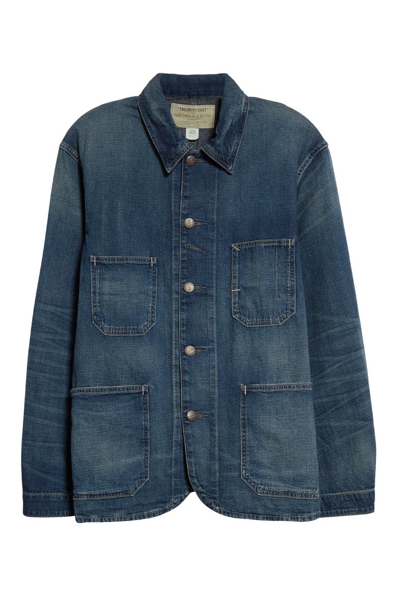 Torrington Cotton & Linen Denim Engineer Jacket, Main, color, TORRINGTON WASH