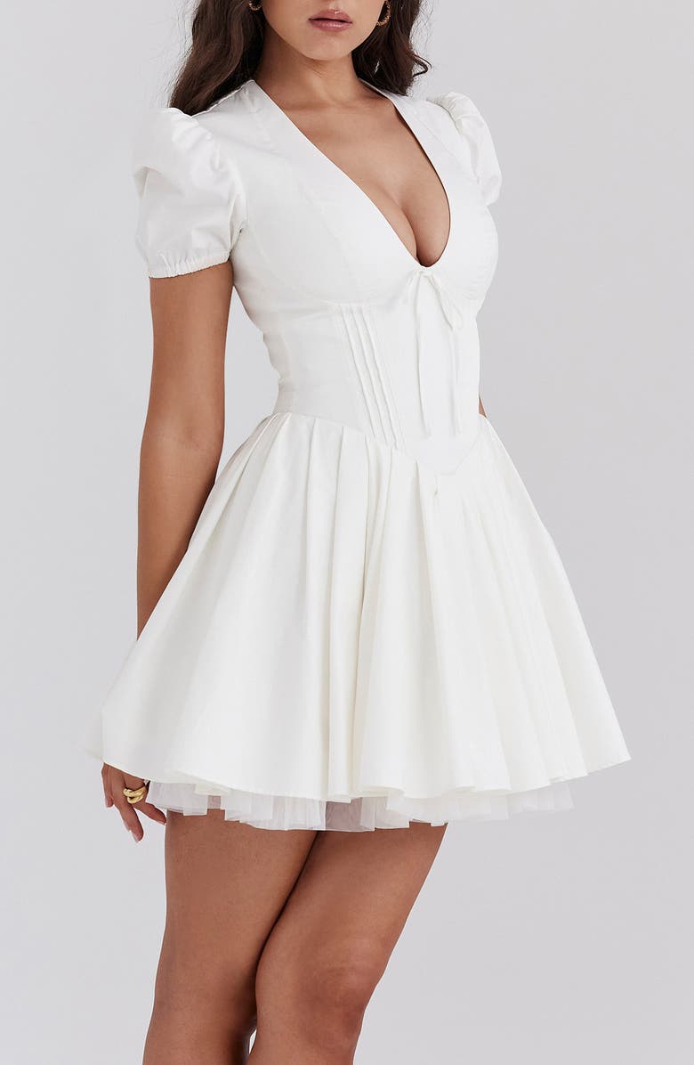 Imani Pleated Minidress