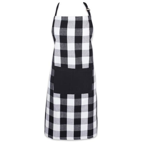Buffalo Check Chef Apron Black & White