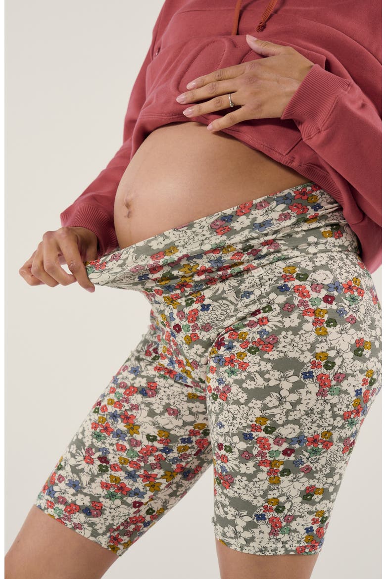 Maternity cycling shorts Liberty, Alternate, color, Multicolor