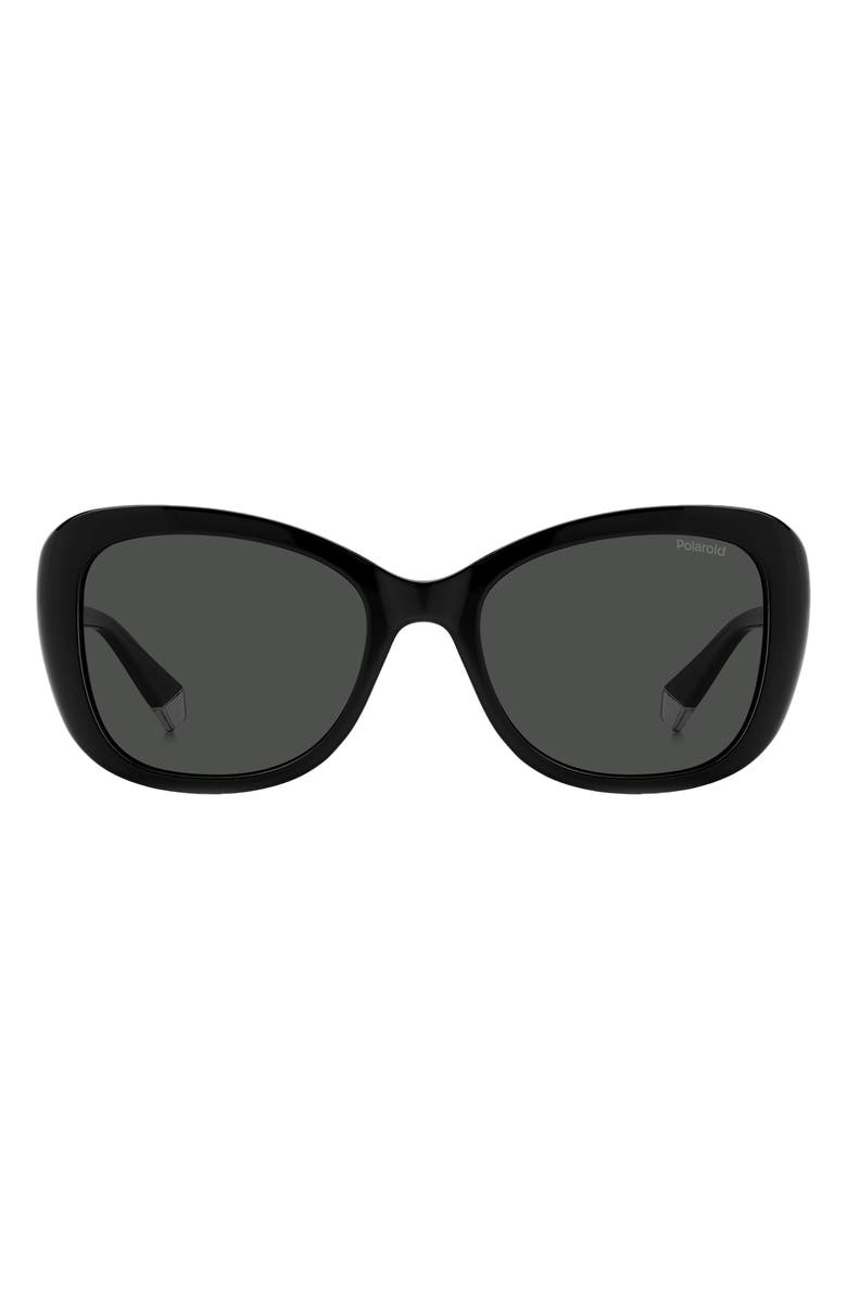 Polaroid 53mm Polarized Cat Eye Sunglasses, Main, color, 