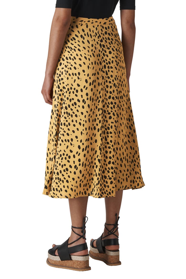 Pebble Print Skirt, Alternate, color, CREAM/ MULTI