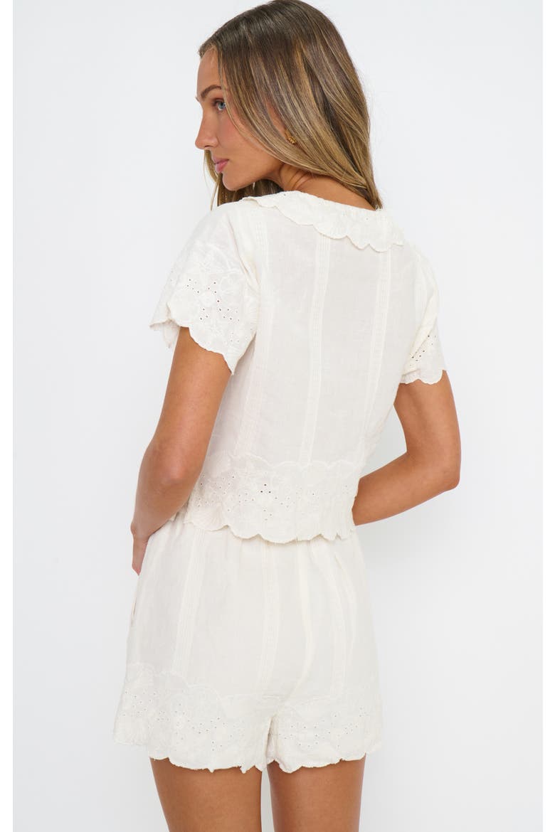 Lyla Top, Alternate, color, White Eyelet Embroidery