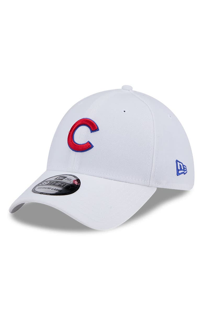 New Era Men's New Era White Chicago Cubs Evergreen 39THIRTY Flex Hat, Alternate, color, White