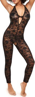 Adore Me Catrice Crotchless Catsuit Lingerie