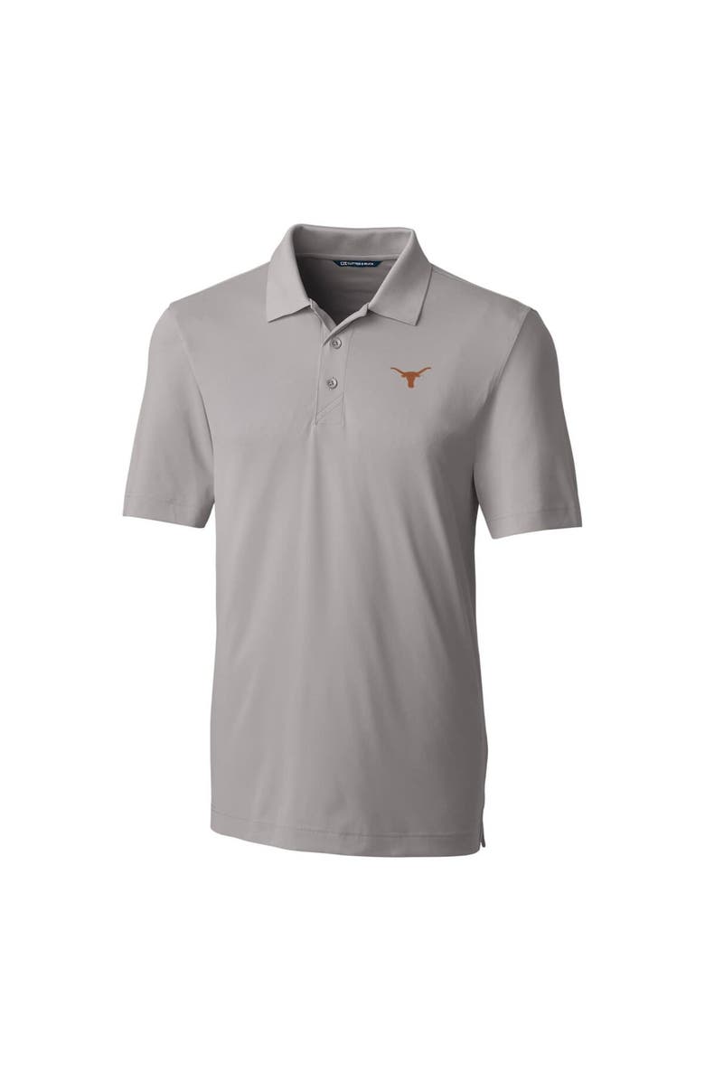 Cutter & Buck Men's Cutter & Buck Gray Texas Longhorns Big & Tall Forge Stretch Polo, Alternate, color,