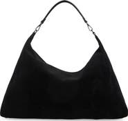 BCBG Faux Suede Hobo Bag