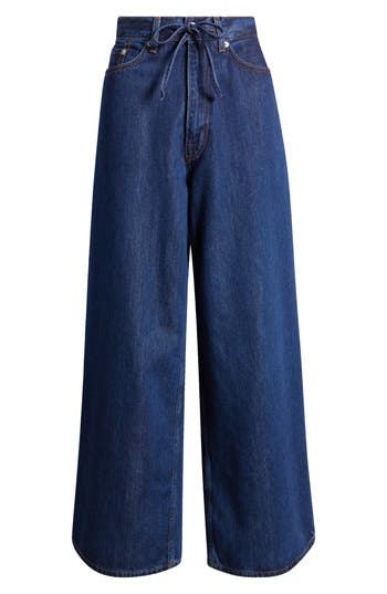 Cos Drawstring High Waist Extra Wide Leg Jeans
