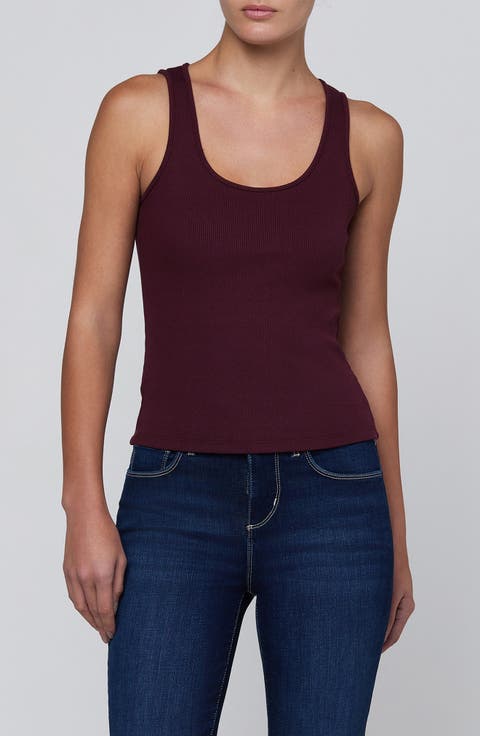 Adira Scoop Neck Rib Tank