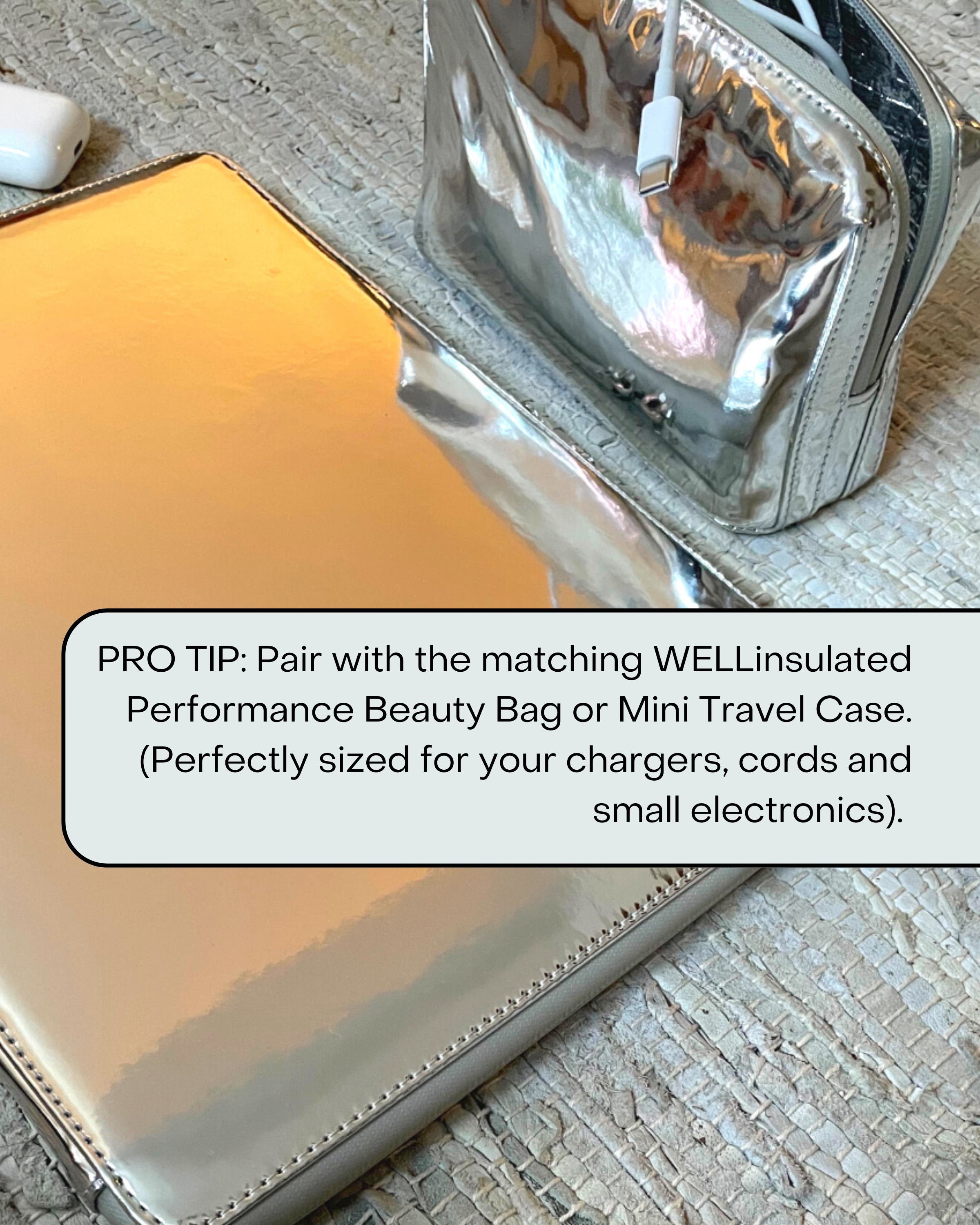 WELLinsulated Performance Laptop Sleeve, Alternate, color, Silver