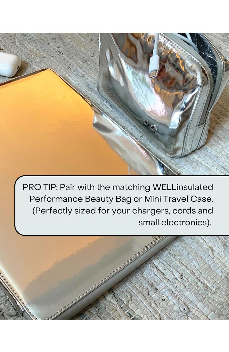 WELLinsulated Performance Laptop Sleeve, Alternate, color, Silver