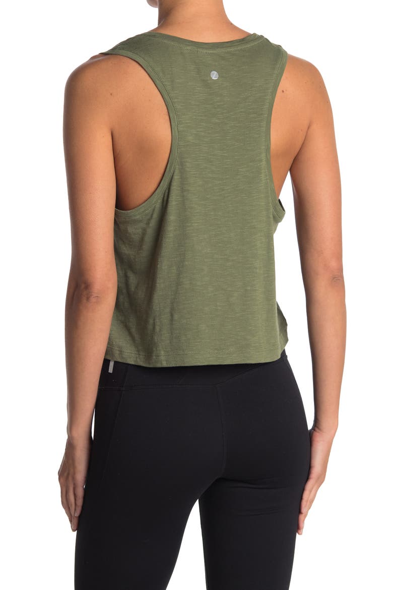 Training Racerback Tank, Alternate, color, OLIVE BRANCH