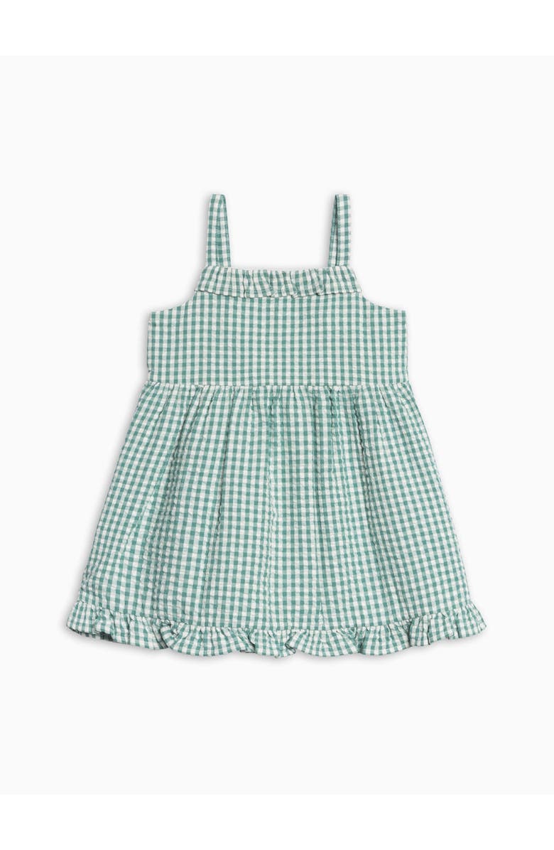 KENDI by Colored Organics Organic Juliette Seersucker Tank Dress, Alternate, color, Laguna Gingham