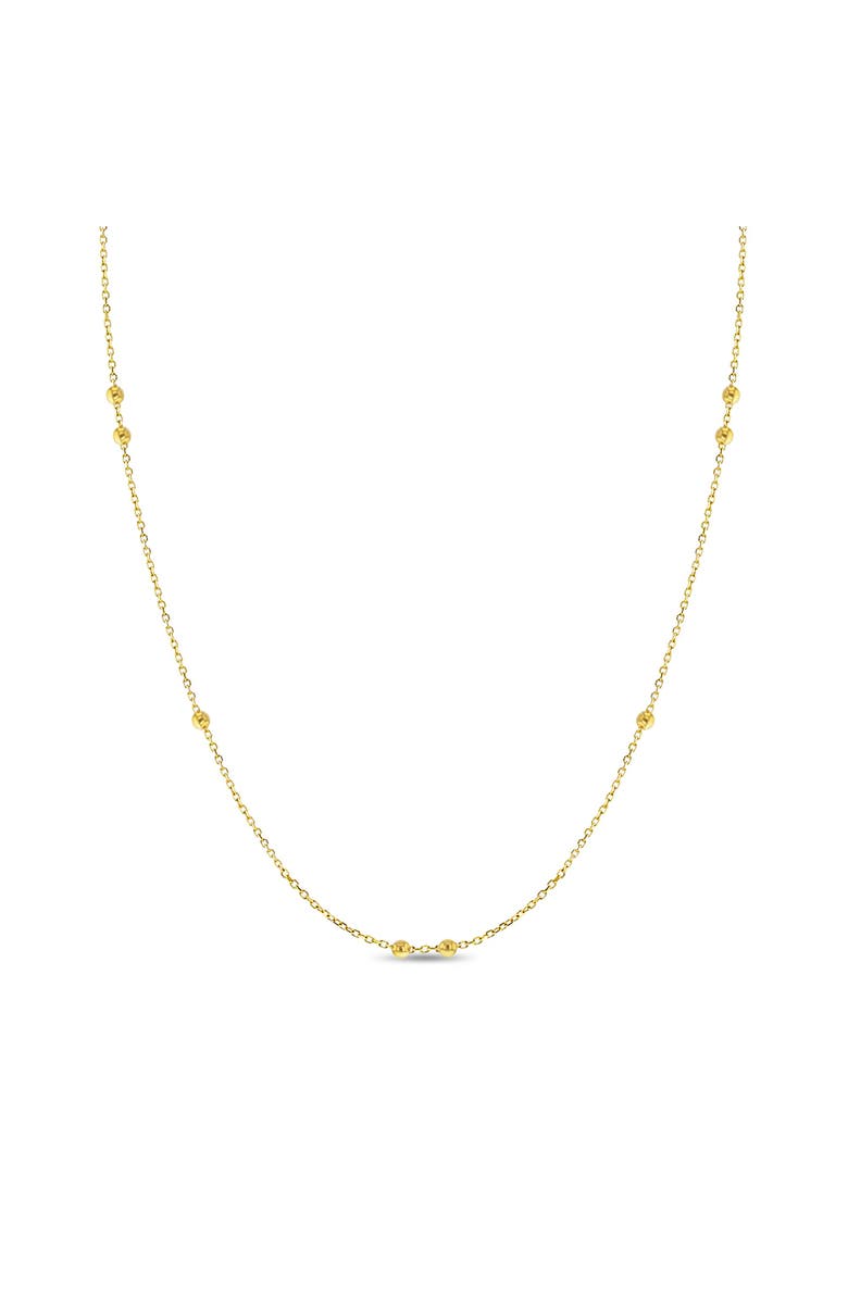 In Season Jewelry 2mm Double Satellite Women's Necklace, Main, color, Gold