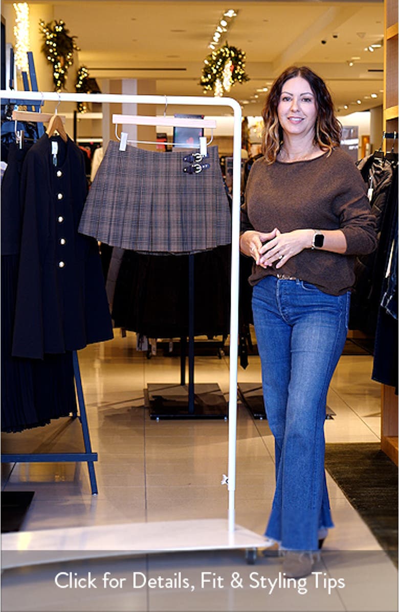 Chantel Plaid Pleated Miniskirt, sales video thumbnail